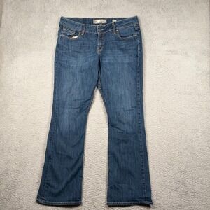 BKE Culture Bootcut Jeans Womens 36R Medium Wash Blue Denim Y2K Cowgirl